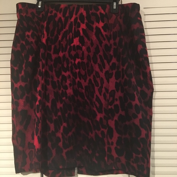 Lane Bryant Dresses & Skirts - Lane Bryant Animal Print Mini Skirt